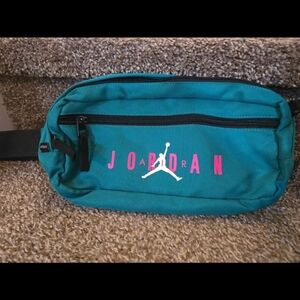 Jordan Teal and Pink Belt Bag